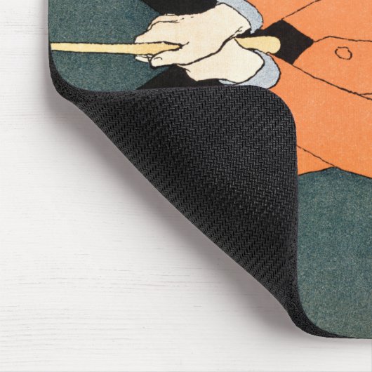  golfspeler van Edward Penfield. Muismat (Hoek)