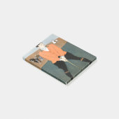  golfspeler van Edward Penfield. Post-it® Notes (Schuin)