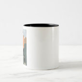  golfspeler van Edward Penfield. Tweekleurige Koffiemok (Center)