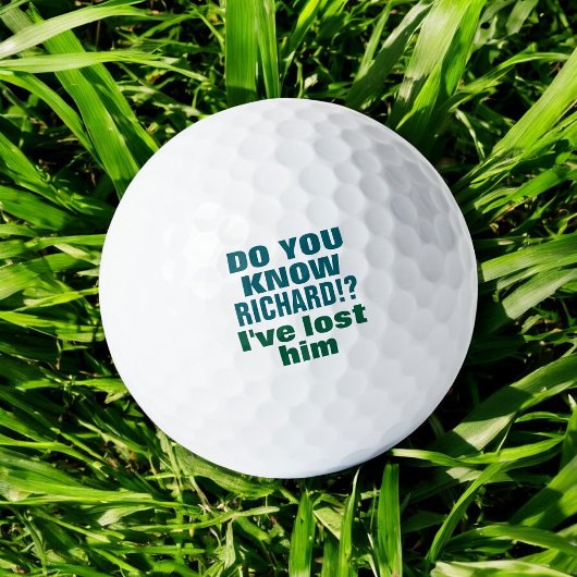 Golfspeler verliest bal met gevoel voor humor