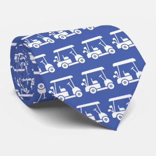 Golfspeler Winkelwagen Blauw Stropdas