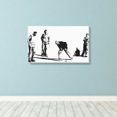 Golfspelers Canvas Afdruk (Insitu (Houten vloer))