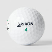 Golfspeler's Custom Groene Monogram Golfballen (Logo)