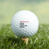 Golfspelers Instructies 1. Slaan 2. Schelden 3. Zo Golfballen (Insitu Shirt)
