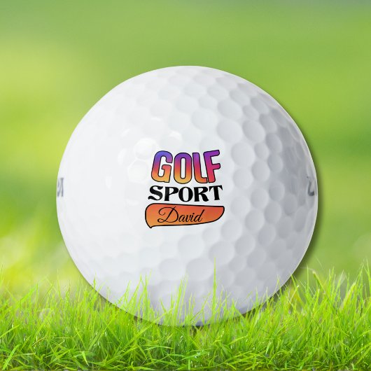 Golfsport David aanpasbare golfbal Golfballen