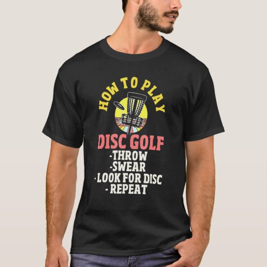 Golfsport Golfer T-shirt Box Targe (Voorkant)