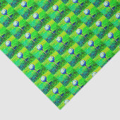 Golfsport Hobby Green Golfer T-shirt off Tissuepapier (Detail)