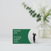 Golfsportthema Visitekaartje (Staand voorkant)