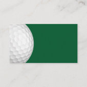 Golfsportthema Visitekaartje (Achterkant)