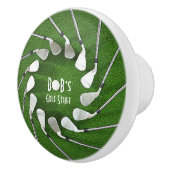 Golfspullen Keramische deurknop Keramische Knop (Rechts)