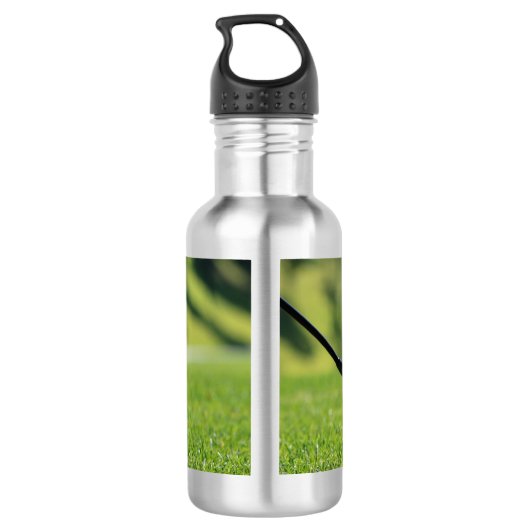 Golfstalen waterfles (Achterkant)