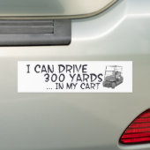 Golfstation Bumpersticker (Op auto)