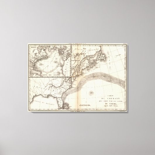 Golfstroom Canvas Afdruk (Voorkant)