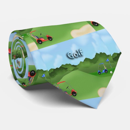 GolfStropdas Stropdas (Opgerold)