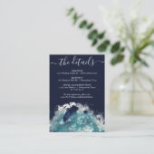 golfsublimatie | Nautisch getijdenwater Details Informatiekaartje (Staand voorkant)