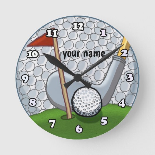 Golfswing ronde klok (Voorkant)