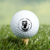 Golfswing van een man & golfbal golfballen (Insitu Shirt)
