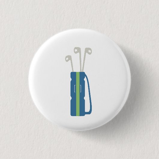 Golfsymbool Ronde Button 3,2 Cm (Voorkant)