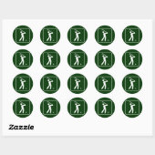 Golfsymbool Sticker (Vel)
