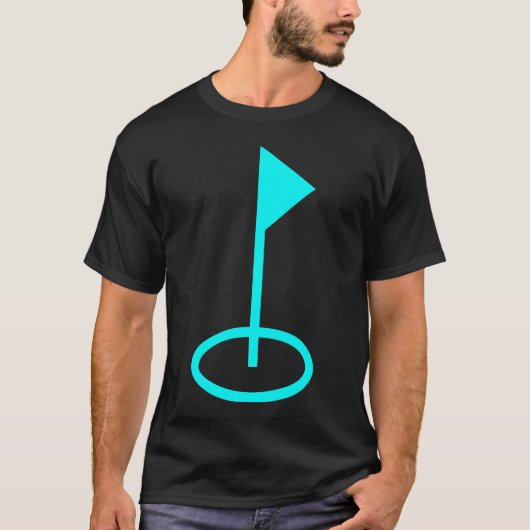 Golfsymbool T-shirt (Voorkant)