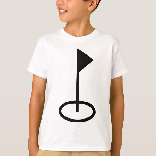 Golfsymbool T-shirt (Voorkant)