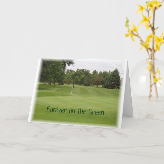 golfsympathie kaart (Gele Bloem)