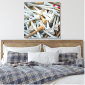 GolfT - shirts Canvas Afdruk (Insitu (Slaapkamer))