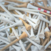 GolfT - shirts Sticker (Voorkant)