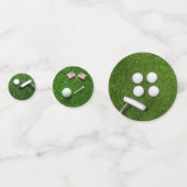 Golftafelconfetti ball en vlag van Amerika Confetti (Voorkanten)