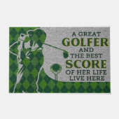 Golftapijten Deurmat (Voorkant)
