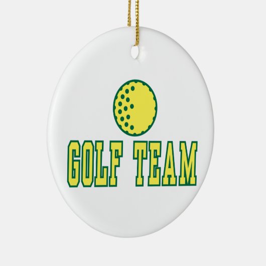 Golfteam logo Design Keramisch Ornament (Rechts)