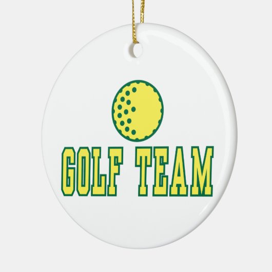 Golfteam logo Design Keramisch Ornament (Links)