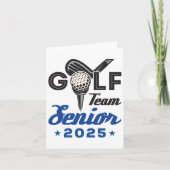 Golfteam Senior 2025 Afstuderen Night CL van 2025 Kaart (Voorkant)