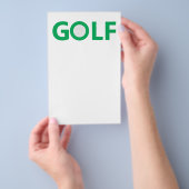 Golfteken Flyer (Hand)