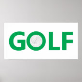 Golfteken Poster (Voorkant)