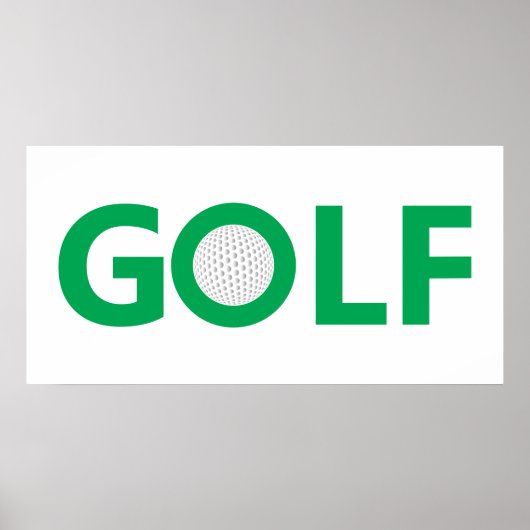 Golfteken Poster (Voorkant)
