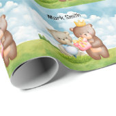 Golfthema Baby shower / Verjaardag voor Boy Cadeaupapier (Rol Hoek)