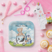 Golfthema Baby shower / Verjaardag voor Boy Papieren Bordje (Feest)