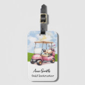 Golfthema-Bagagelabel: ideaal voor enthousiaste go Bagagelabel (Voorkant (verticaal))