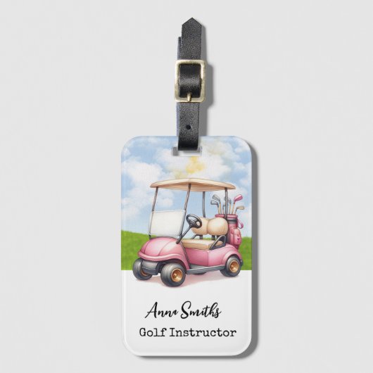 Golfthema-Bagagelabel: ideaal voor enthousiaste go Bagagelabel (Voorkant (verticaal))