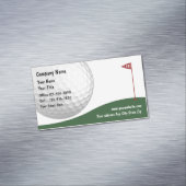 Golfthema Eenvoudige Visitekaartjes magneet (Voorbeeld)