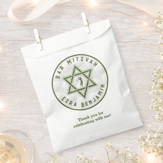 Golfthema Golfbar Mitzvah Bedankzakje (Geknipt)