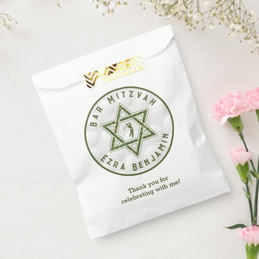 Golfthema Golfbar Mitzvah Bedankzakje (Gezegeld)