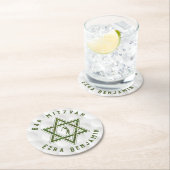 Golfthema Golfbar Mitzvah Ronde Kartonnen Onderzetter (Insitu)