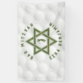 Golfthema Golfbar Mitzvah Spandoek (Verticaal)
