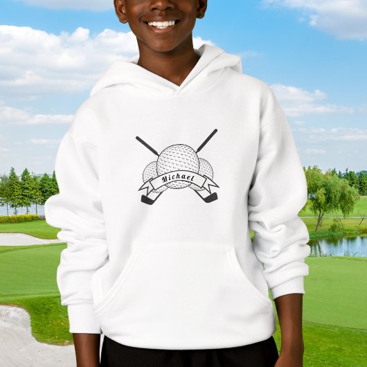 Golfthema Golfer Custom Name Kind gepersonaliseerd