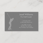 Golfthema Kaart - Heren Visitekaartje (Voorkant)