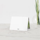 Golfthema met foto 60e verjaardag bedankkaart (Achterkant)