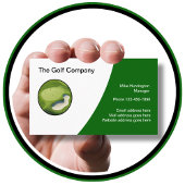 Golfthema Moderne Logo Visitekaartjes