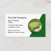 Golfthema Moderne Visitekaartjes Unique (Voorkant)